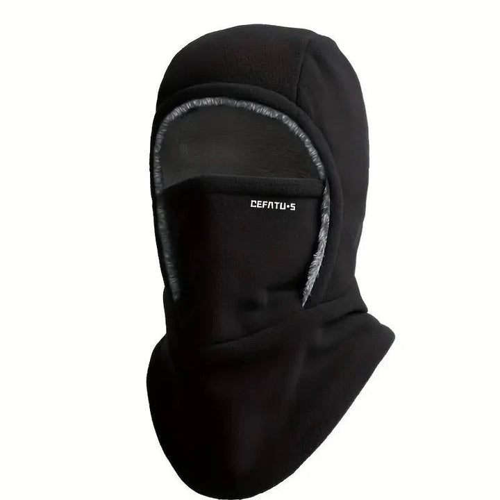ThermaFleece Hood – Windproof winter hat, mask, and neck warmer