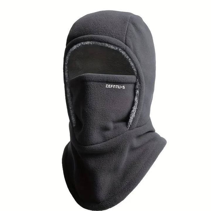 ThermaFleece Hood – Windproof winter hat, mask, and neck warmer