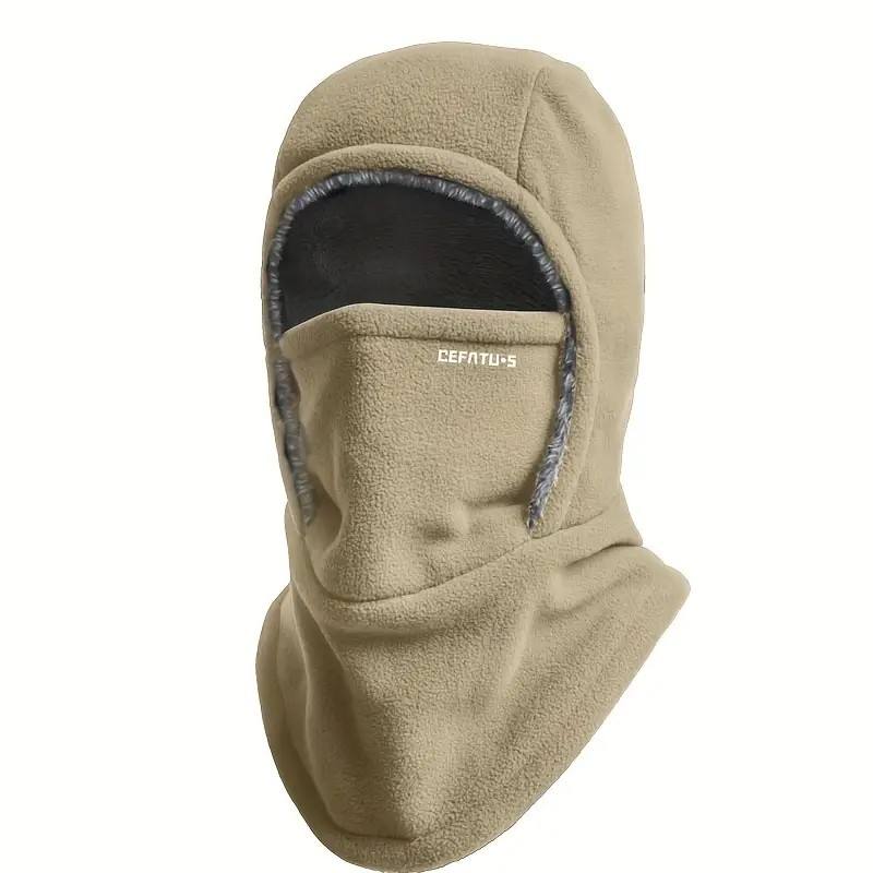 ThermaFleece Hood – Windproof winter hat, mask, and neck warmer