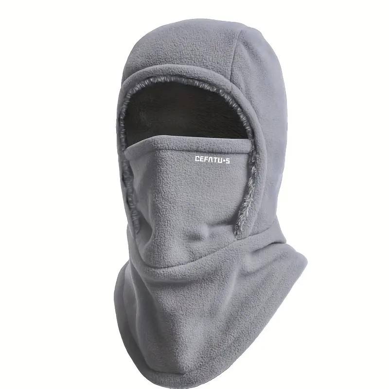 ThermaFleece Hood – Windproof winter hat, mask, and neck warmer