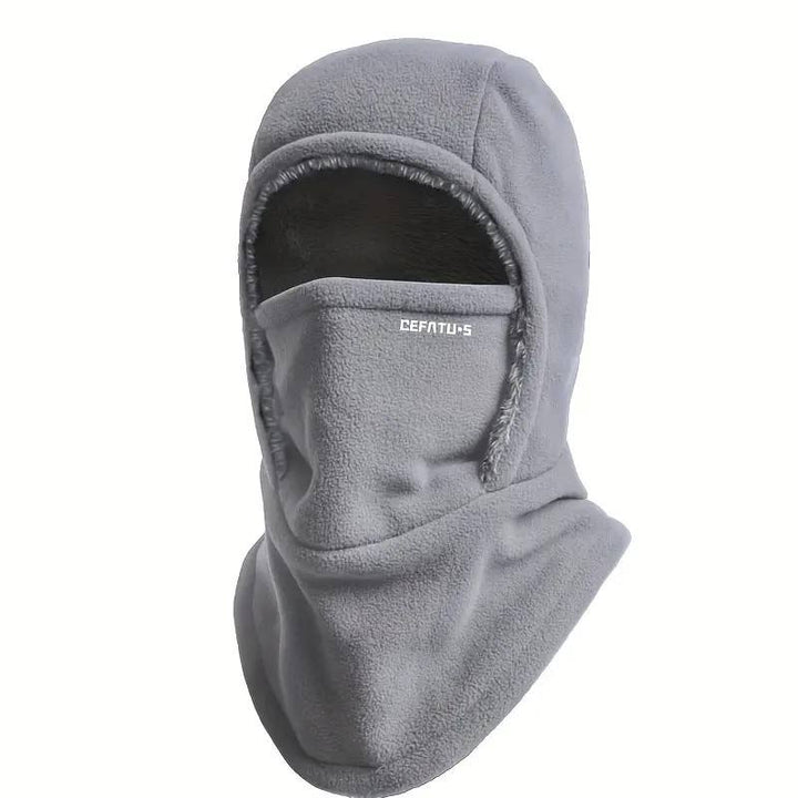 ThermaFleece Hood – Windproof winter hat, mask, and neck warmer
